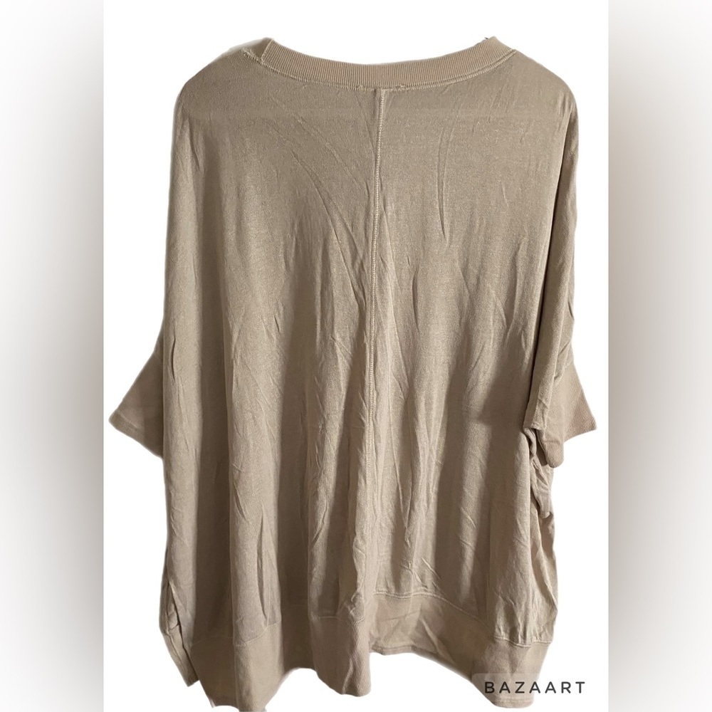 White Birch Top, Oversized, Grunge, Neutral, Sz S, Loungewear, minimalist - Picture 6 of 9